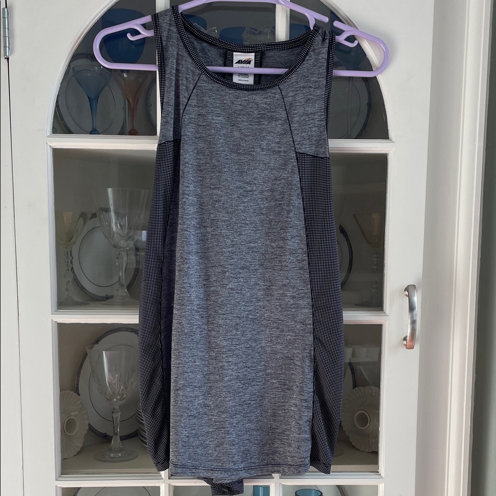 Avia Black and Gray Athletic Tank